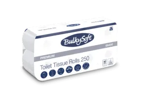 Papier toilette 2 plis - pure cellulose - 250 coupons