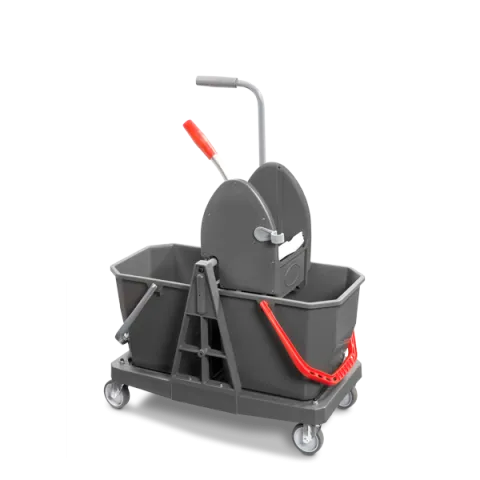 LZL C - Chariot double seau 2x15Lt avec presse