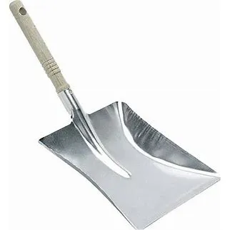 Ramassette galvanisée - Manche en bois