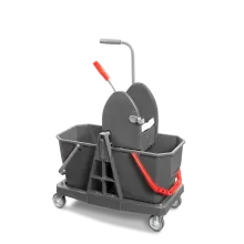 LZL C - Chariot double seau 2x15Lt avec presse