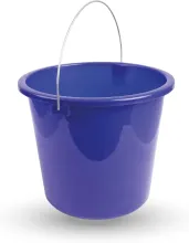 Seau rouge/bleu - Pvc - 5L