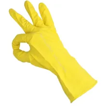 Gants de ménage - Latex - Jaune 