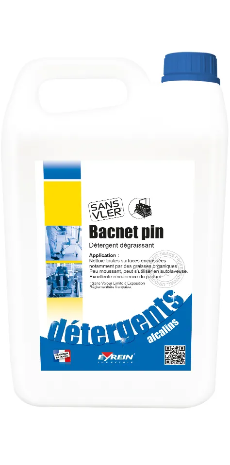 Bacnet Pin 5L - détergent alcalin parfumé