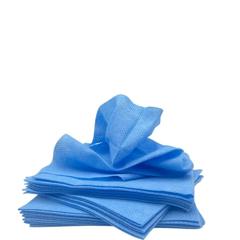 Buntclean - Lavette intissée bleue  Z-Fold 38x60cm - 8x25pcs